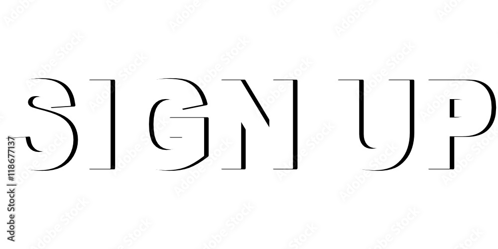 SIGN UP ICON SIGN UP ICON