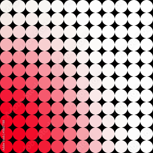 Gradient low poly circle style vector mosaic background