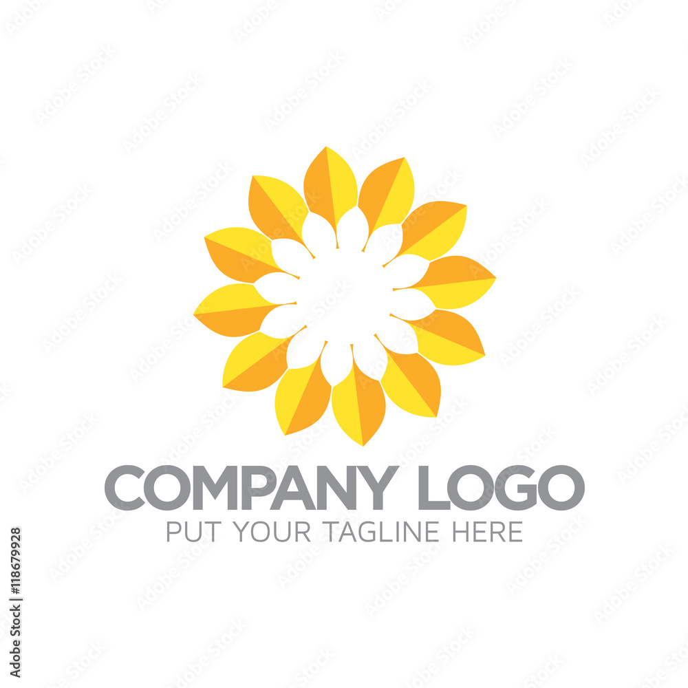 Leaf Flower Logo icon