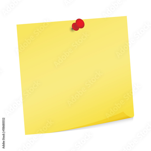 Adhesive note Post it Reminder Vector
