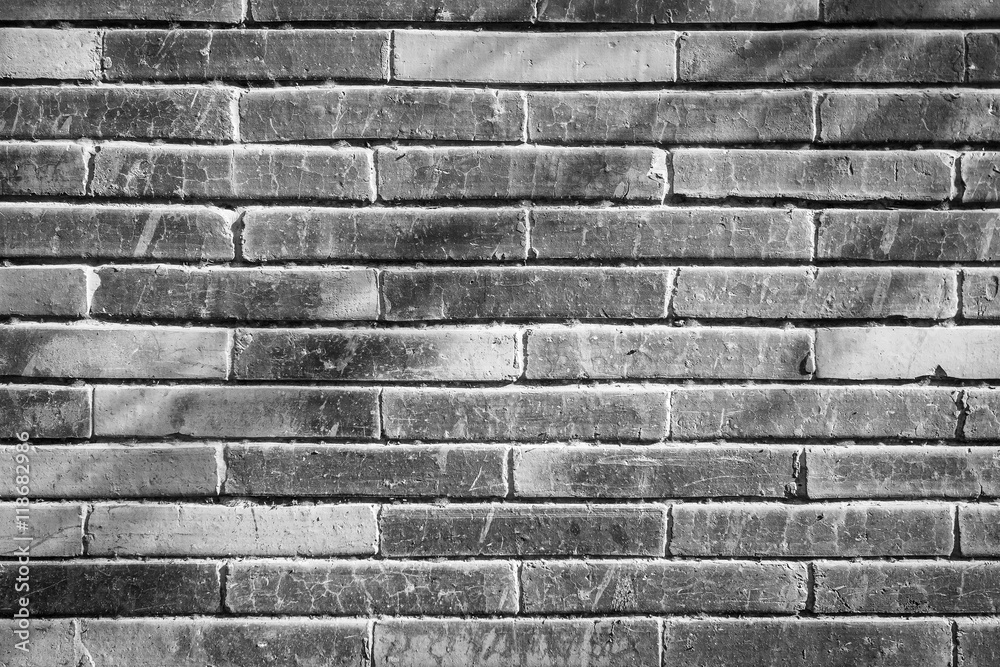 Brick wall texture pattern or brick wall background for interior or exterior design with copy space for text or image. Black and white. Brick wall texture pattern or brick wall background for interior or exterior design with copy space for text or image. Black and white.