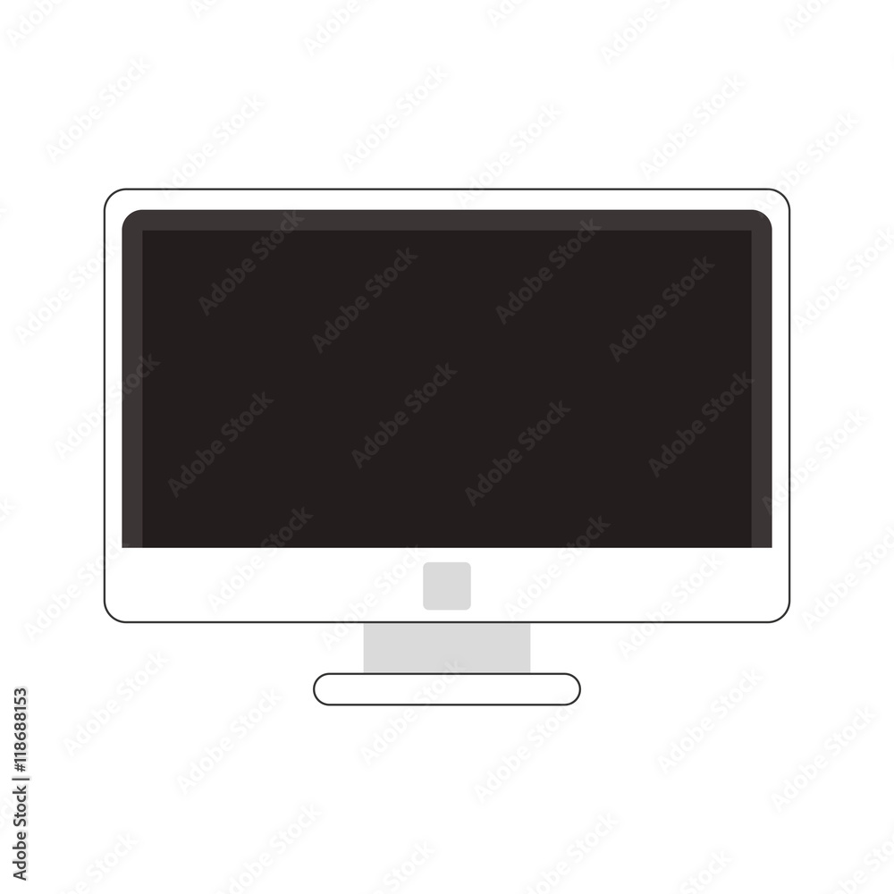 computer gadget device technology icon. Flat and Isolated design. Vector illustration computer gadget device technology icon. Flat and Isolated design. Vector illustration