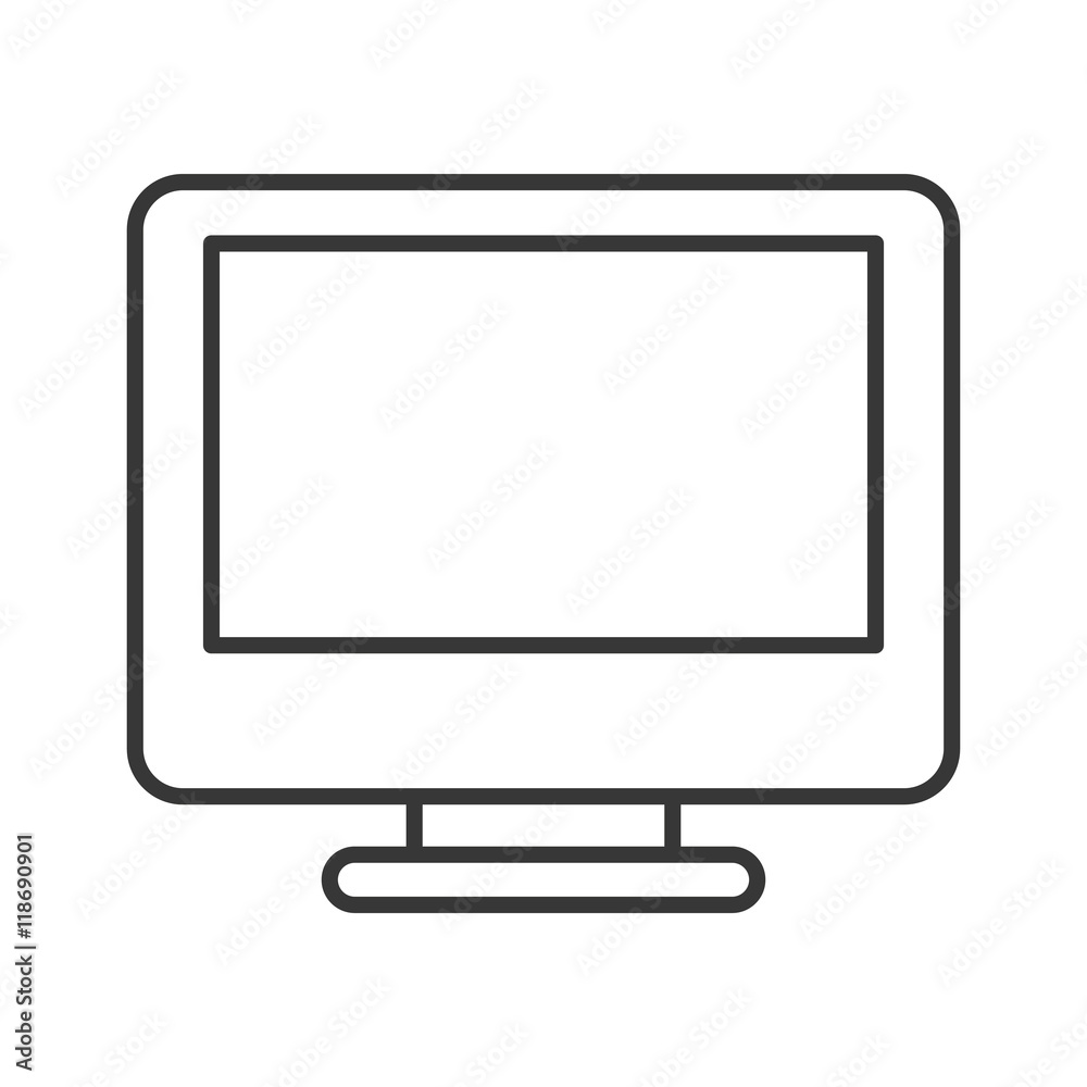 computer gadget technology device icon. Flat and Isolated design. Vector illustration computer gadget technology device icon. Flat and Isolated design. Vector illustration