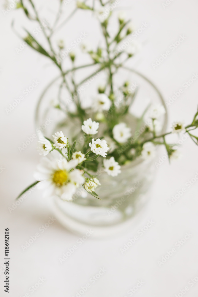 White cutter flower White cutter flower