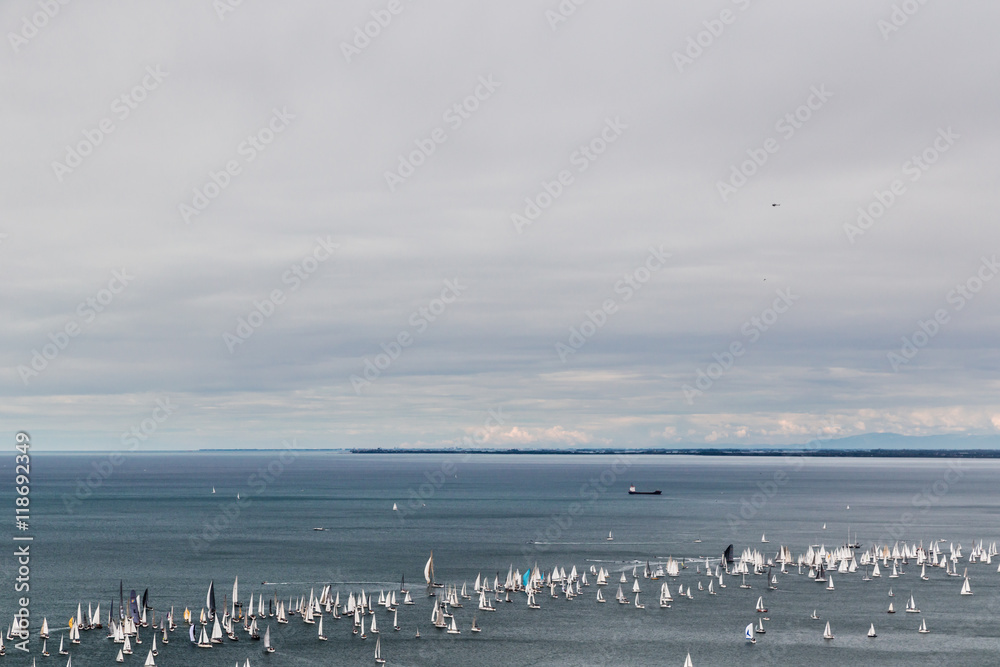 Barcolana regatta of Trieste