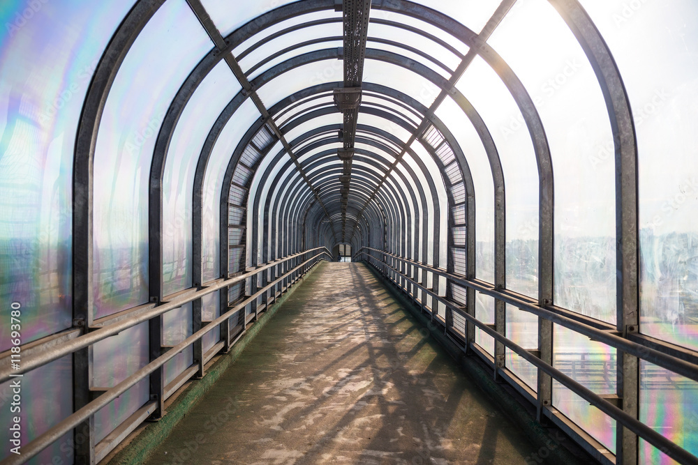 Obraz premium Glazed pedestrian crossing