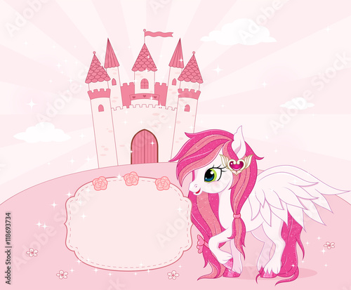 Fairy tale theme background or template with place for text