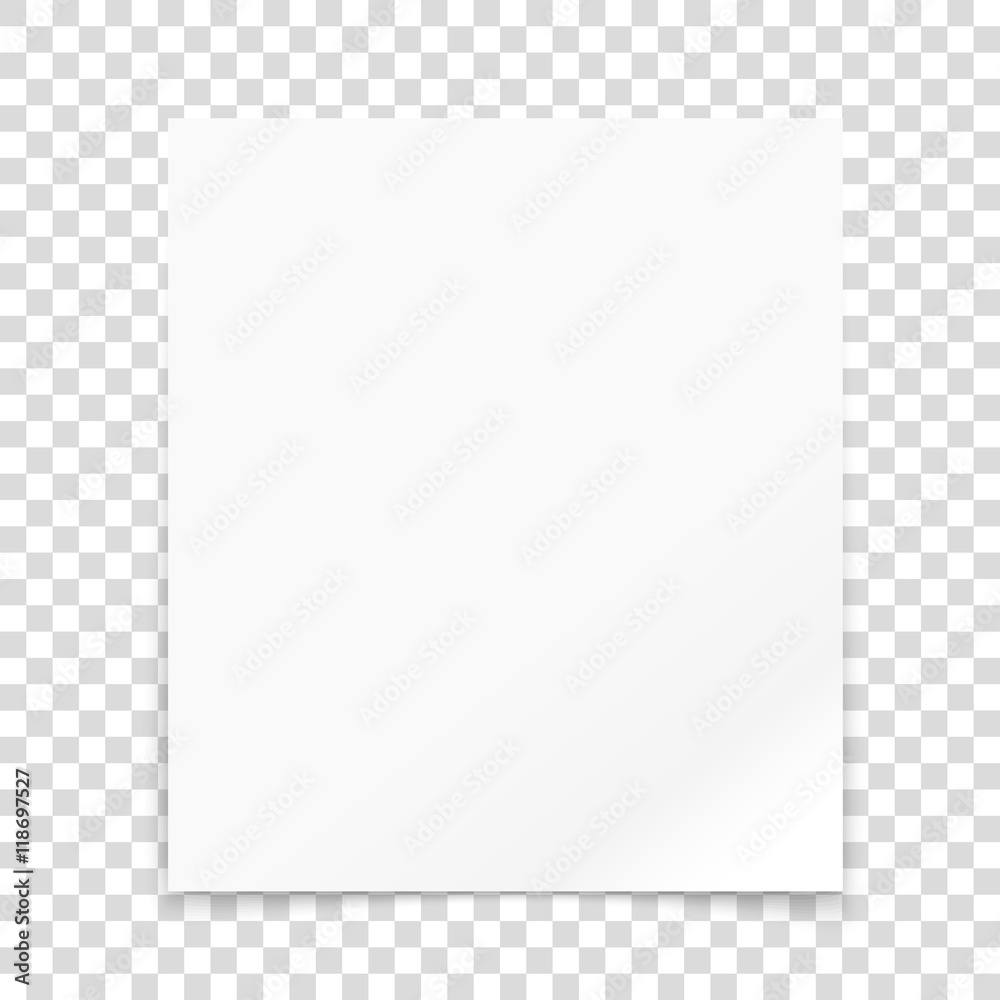 Vector paper frame isolated on transparent background. Vector il Vector paper frame isolated on transparent background. Vector il