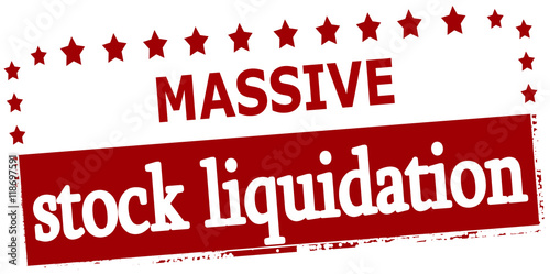 Massive stock liquidation