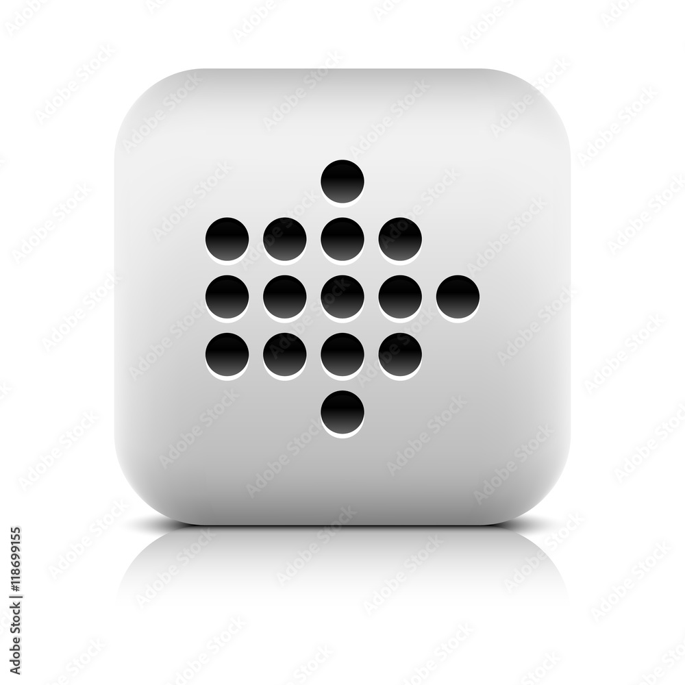 Web icon with digital arrow sign Web icon with digital arrow sign