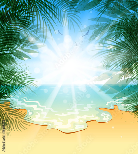 beach illustration
