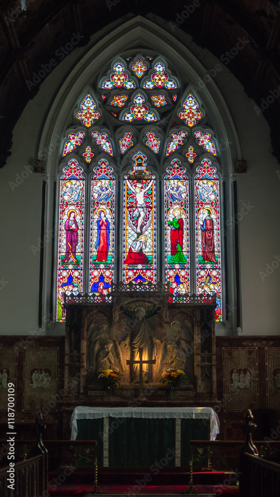 Church of Holy Trinity, Stapleton High Altar Stained Glass