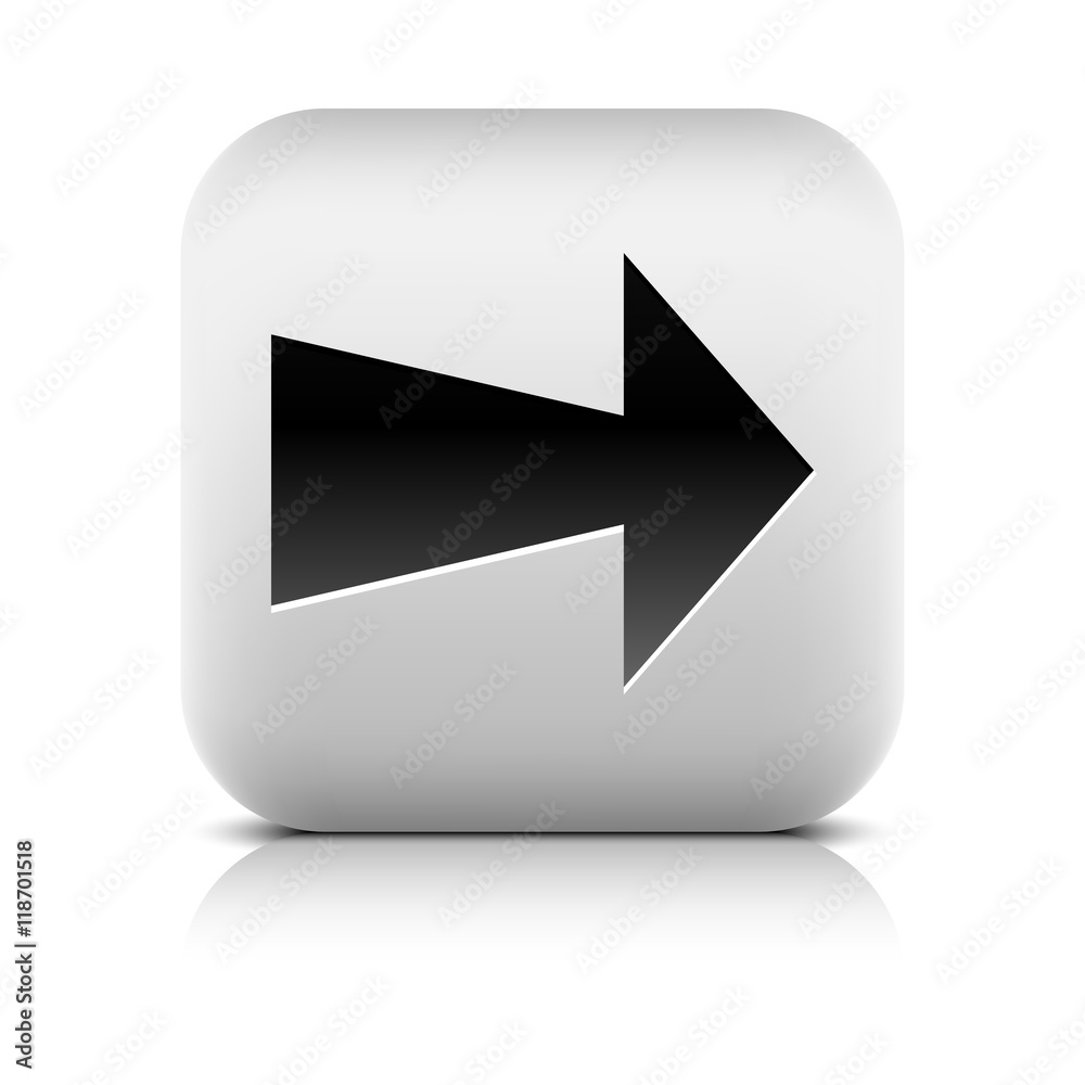 Gray icon with black arrow sign Gray icon with black arrow sign