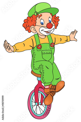 Clown on Unicycle