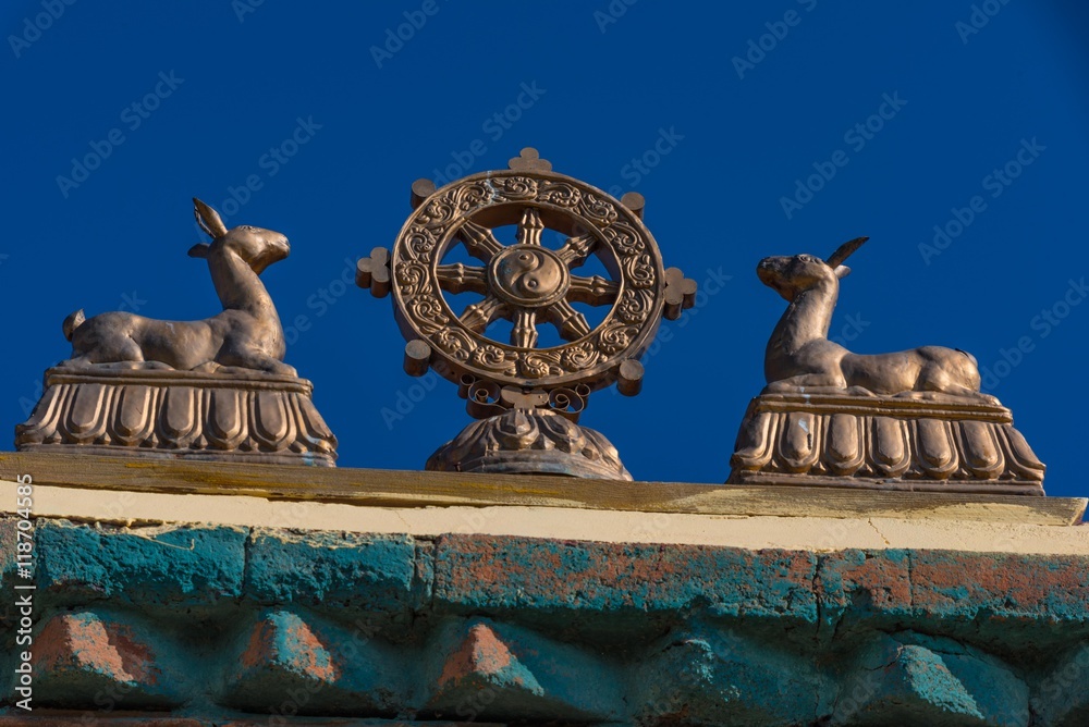 Obraz premium Buddhistischer Tempel Detail