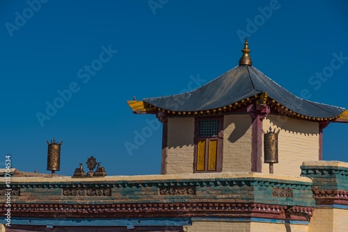 Buddhistischer Tempel in der Mongolei