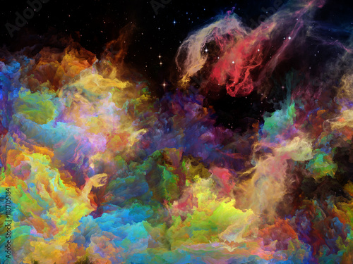 Glow of Space Nebula