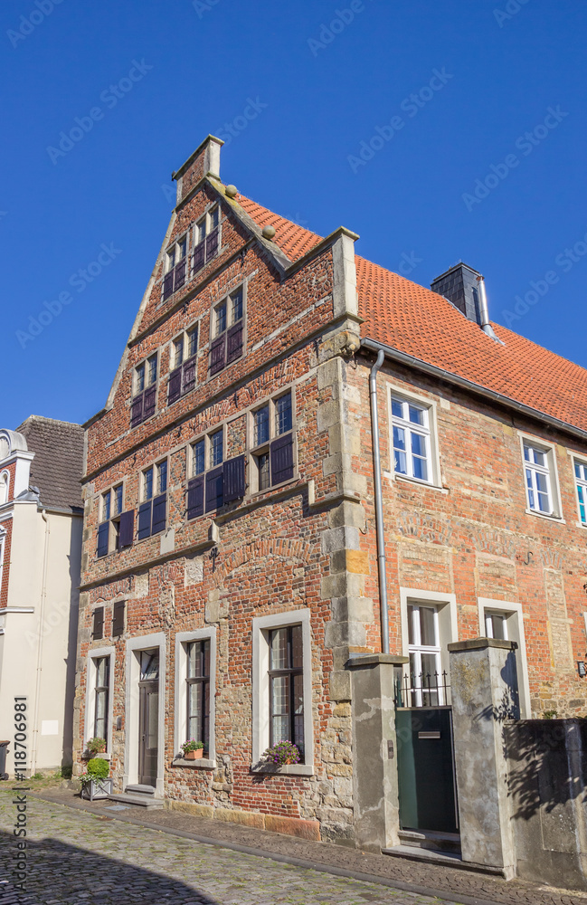 Old house in the historical center of Steinfurt