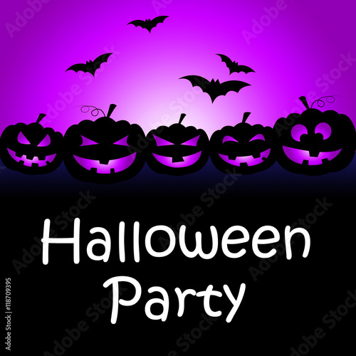 Halloween Party Shows Parties Celebration And Having Fun