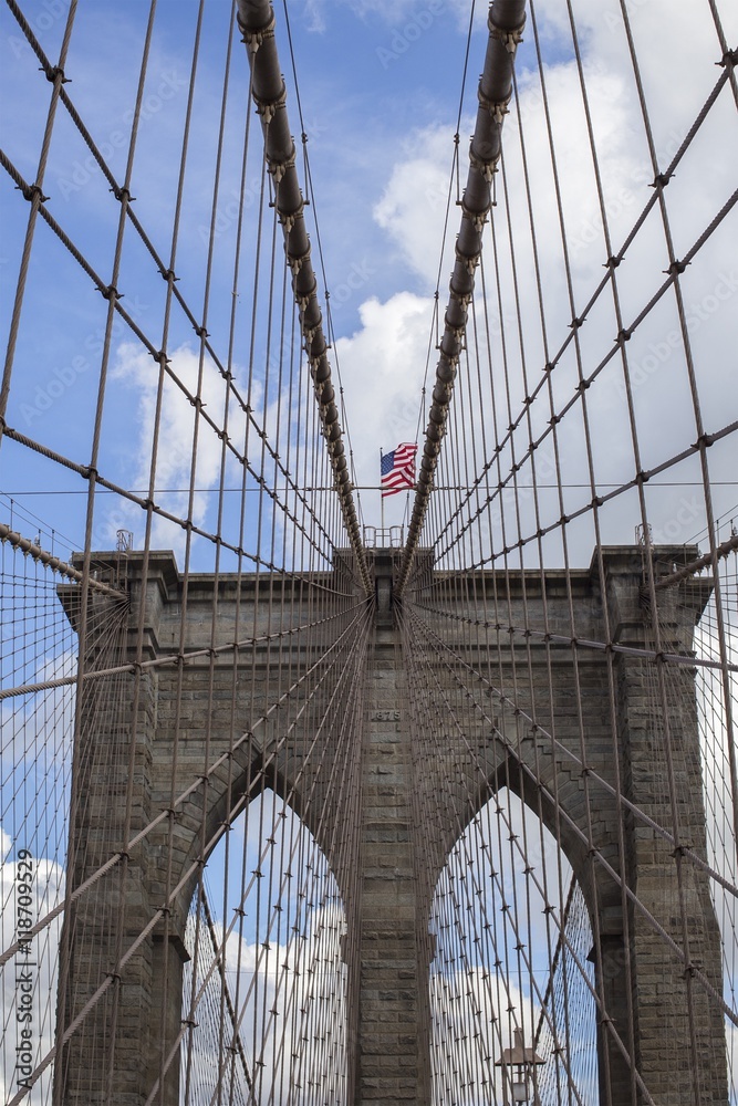 Naklejka premium Brooklyn bridge