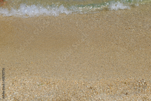 Εκτύπωση καμβά 休暇に似合う白砂の夏の浜辺の様子