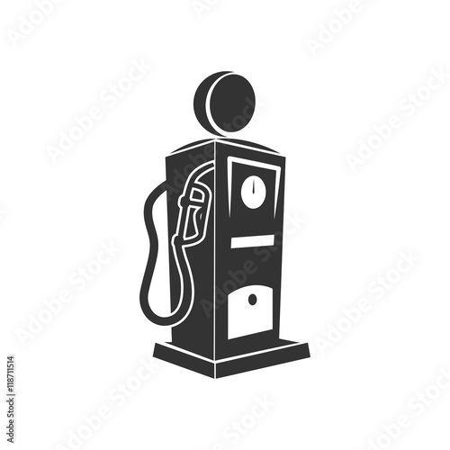 Vector gas station icon 