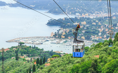 Italian resort Rapallo sea view