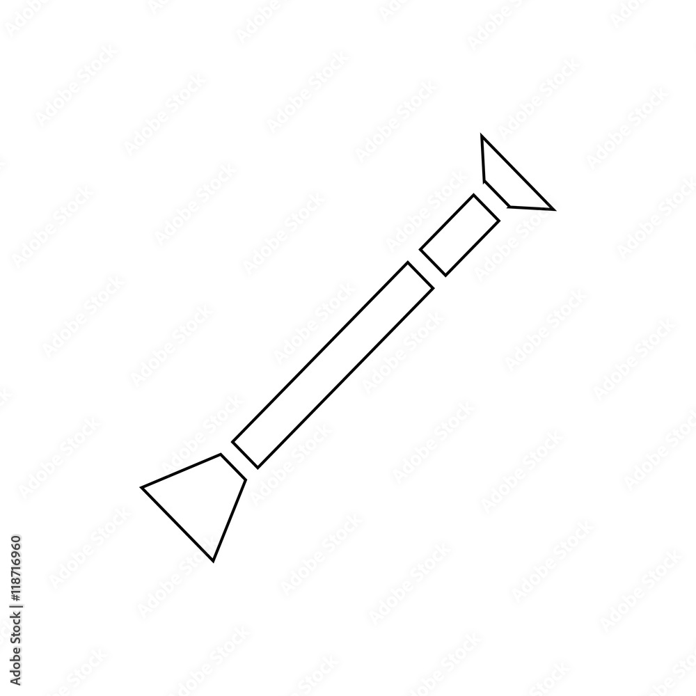 Flaubert for marking queens bees icon in outline style isolated on white background Flaubert for marking queens bees icon in outline style isolated on white background