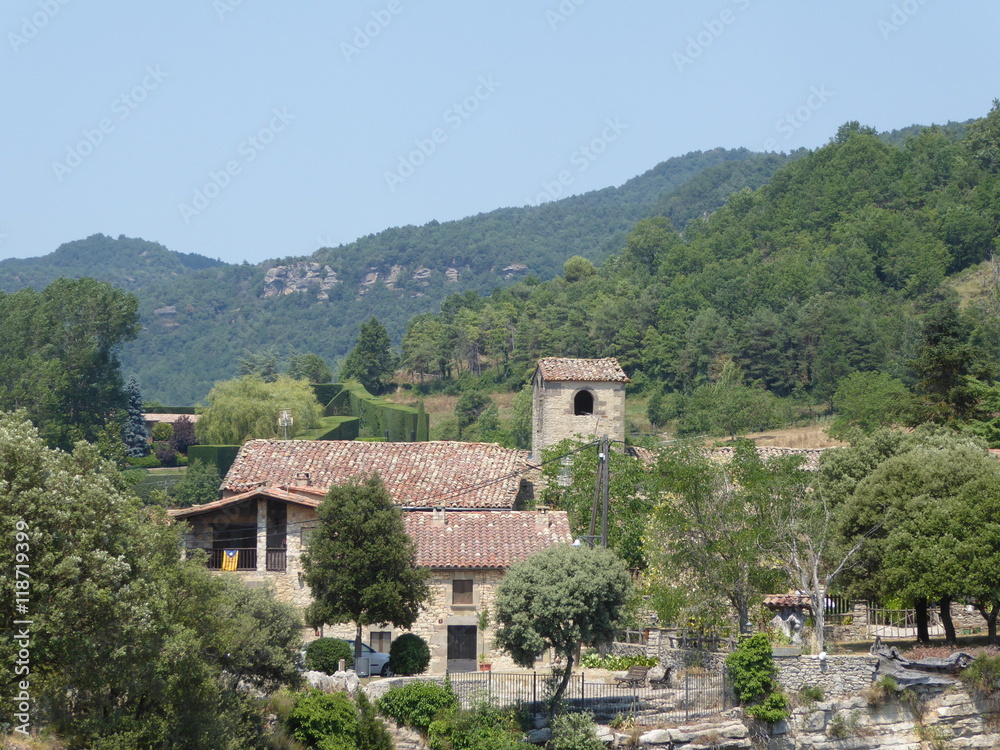 village de Catalogne, Espagne