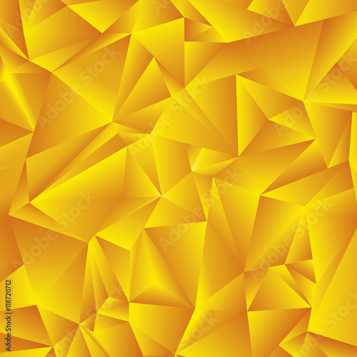 Abstract golden triangle background