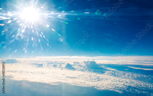 Fototapeta Naklejka Na Ścianę i Meble -  Clouds view from aircraft 