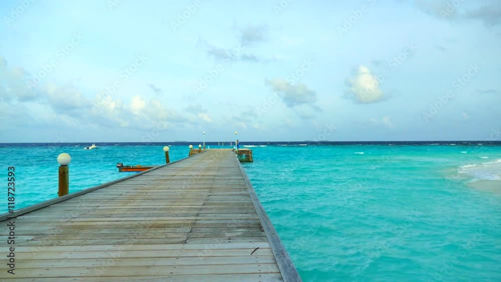 Beautiful tropical beach and sea in maldives island Beautiful tropical beach and sea in maldives island