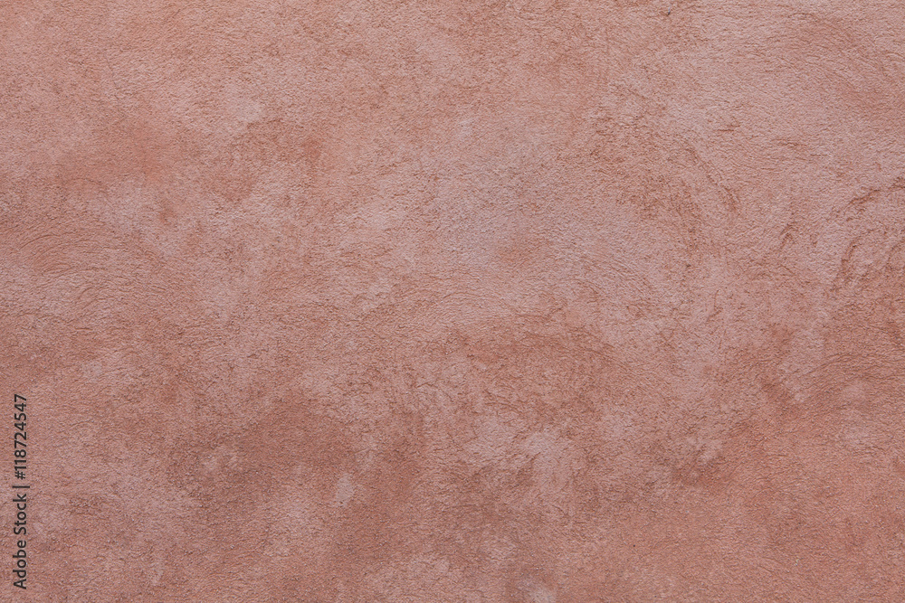 Brown painted stucco wall. Background texture