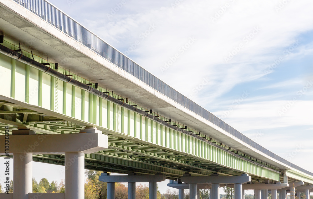 Naklejka premium Elevated road on the sky