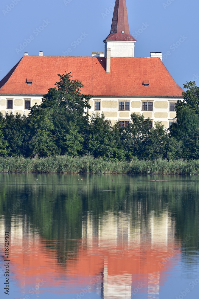 castle Chropyne in sunny morning,Czech republic