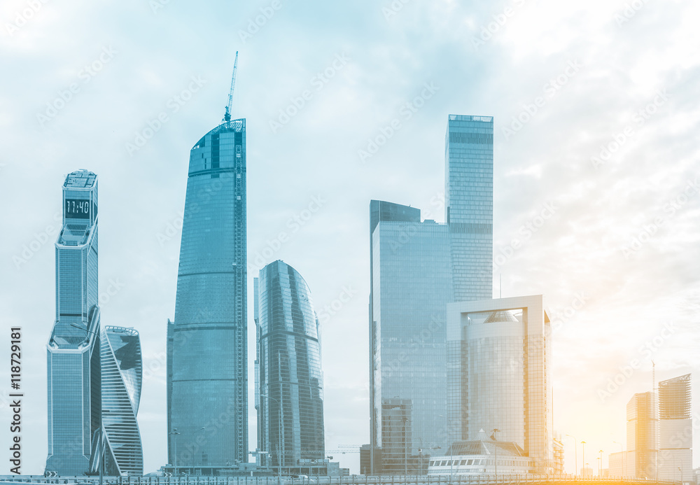 Obraz premium Compleks of skyscrapers