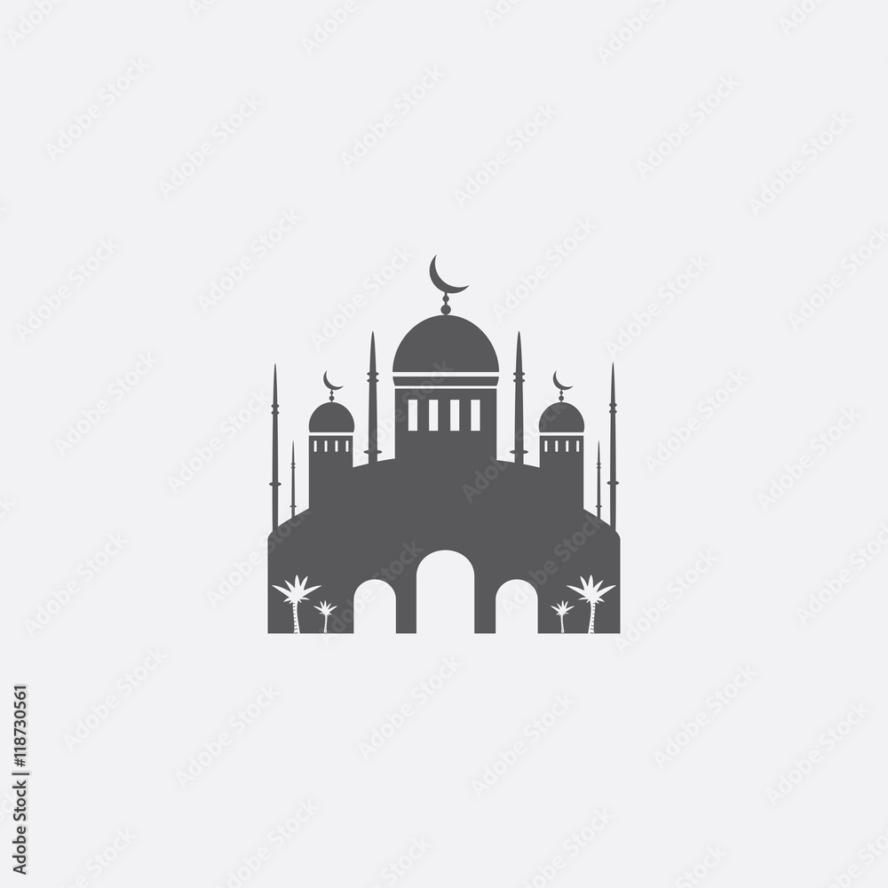 Islamic mosque icon