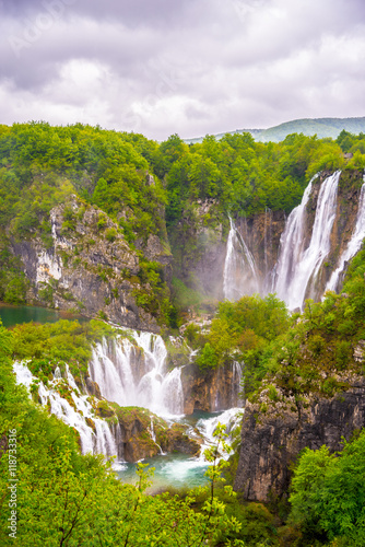 Fototapeta Naklejka Na Ścianę i Meble -  Beautiful nature from Plitvice lake in Croatia.