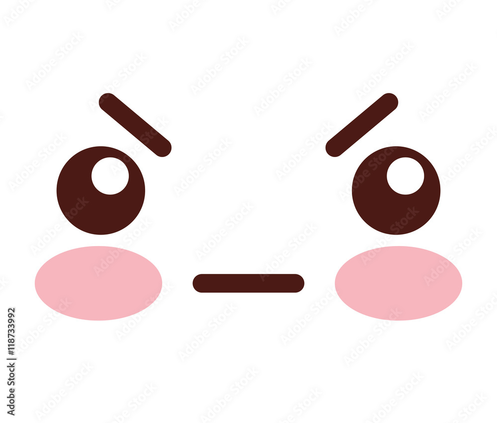 face emoticon cute square icon