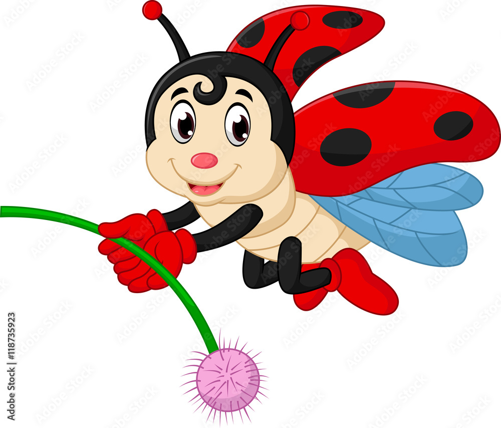 Obraz premium Ladybug cartoon 