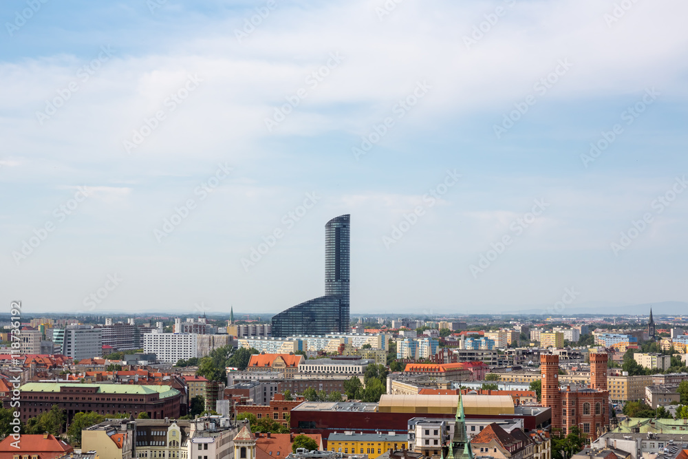 skytower Wroclaw, View of Wroclaw, Poland