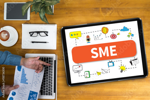 SME or Small and medium-sized enterprises photo