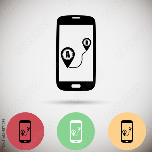 gps smartphoner icon