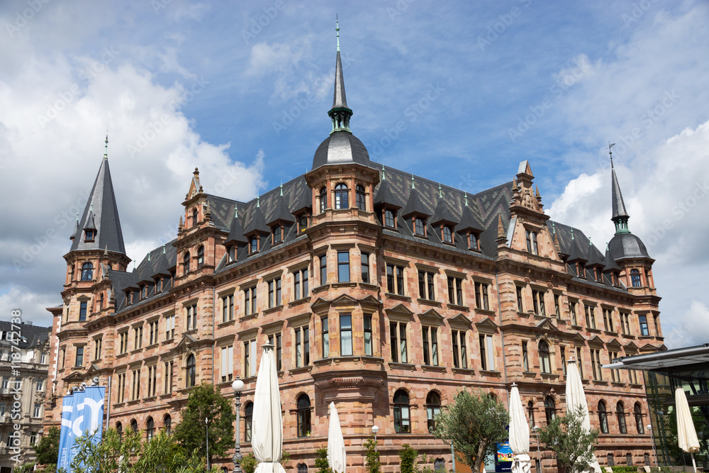 Das Neue Rathaus in Wiesbaden, Hessen