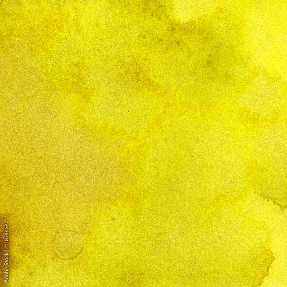 Obraz premium Watercolor background for textures. Abstract watercolor background. yellow. Watercolor texture yellow color with crude brush effects, marble.