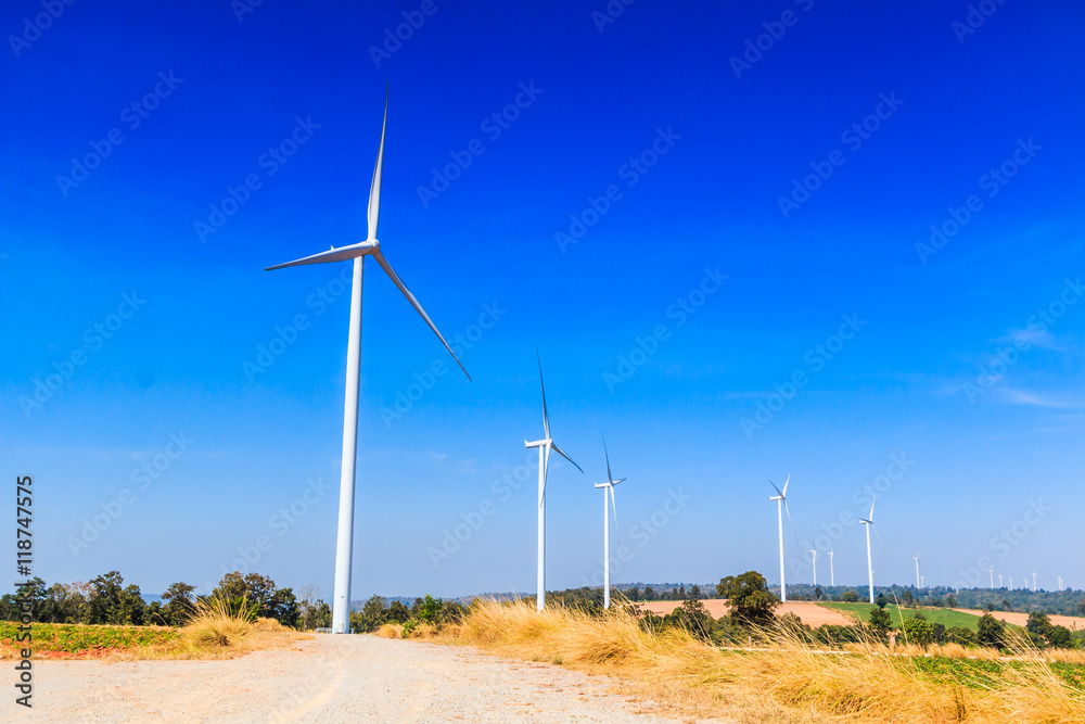 Wind turbine for power generation. It is renewable energy. Wind turbine for power generation. It is renewable energy.