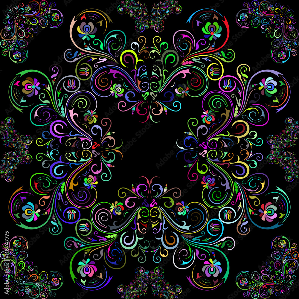 Seamless ornamental pattern