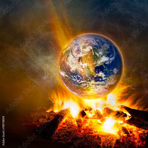 Fototapeta Naklejka Na Ścianę i Meble -  Concept of global warming