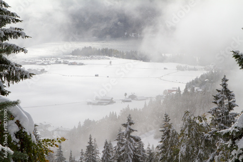 Fotografie onset of winter