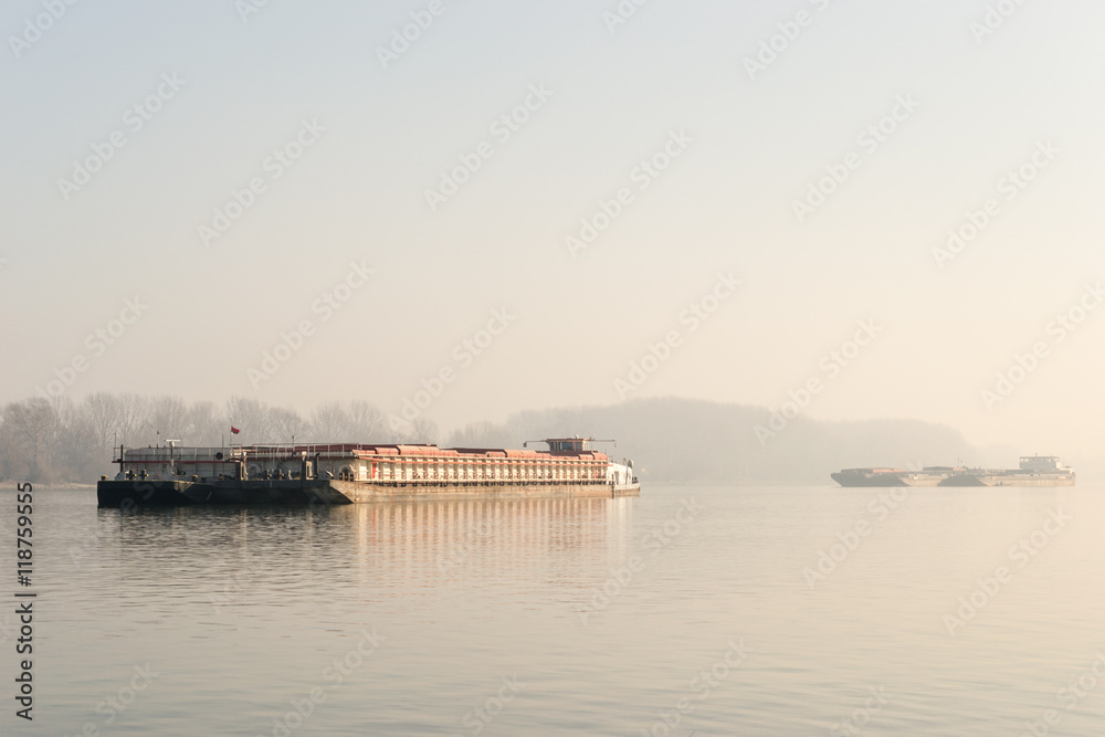 Tanker on the Danube